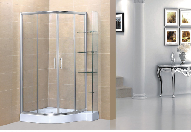 900 x 900 定制钢化玻璃淋浴房