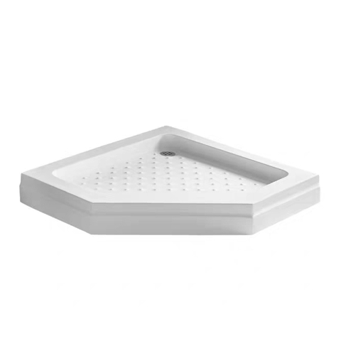 底座上的定制淋浴盆 900 x 900